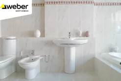 Colle tous carreaux neufs et réno blanc Weber 25kg^Weber Saint-Gobain Clearance