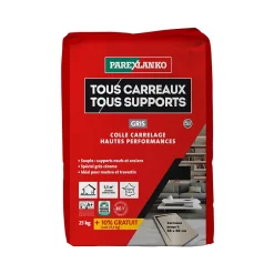 Colle tous carreaux, tous supports gris 25kg + 10% gratuit^Parexlanko Clearance