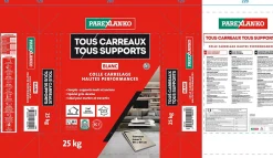 Colle tous carreaux tous supports Blanc 25kg-Parexlanko Outlet
