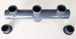 Collecteur Piscine PVC 50mm PN16 3 entrées 1 sortie Femelle Male 5cm^Fitt Best