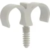 Collier cheville double en plastique pour gaines souples Ø 25mm, lot de 15-Somatherm for you