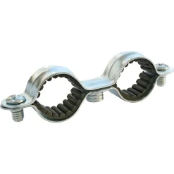 Collier de fixation double isophonique pour tube Ø14 mm, lot de 10-Somatherm for you Sale