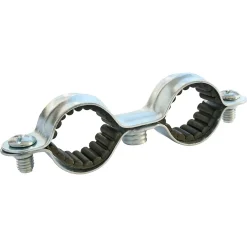 Collier de fixation double isophonique pour tube Ø16 mm, lot de 2-Somatherm for you Clearance
