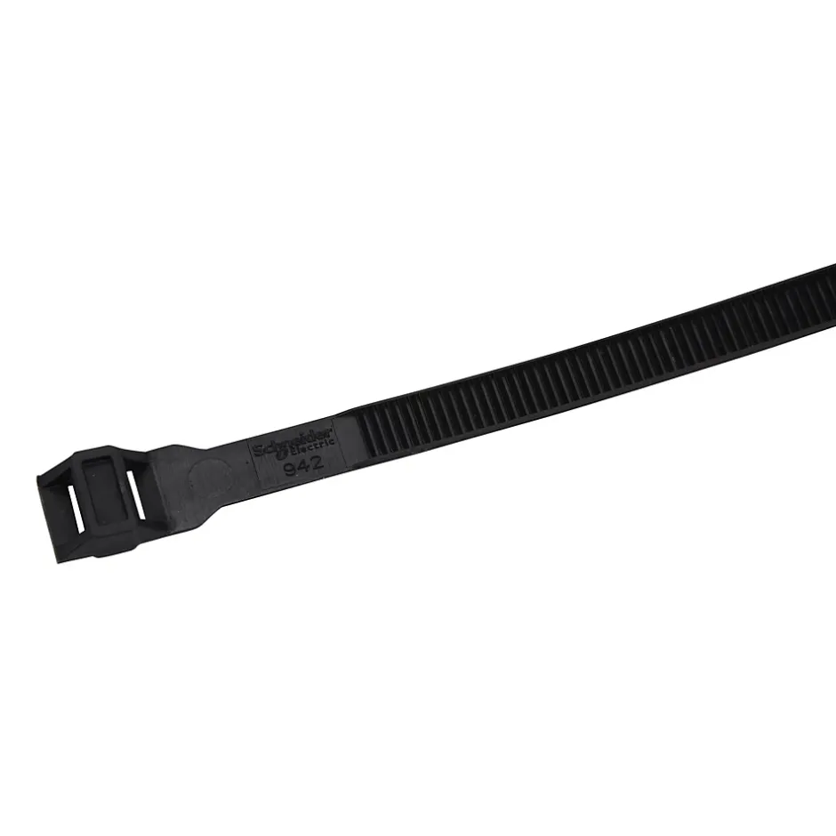Collier de serrage en nylon 9 x 370 mm noir, lot de 100-Schneider Electric Sale