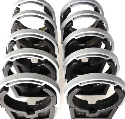 Colliers PVC de fixation à clip fermé PVC 63mm (Lot de 10)^Codital Online