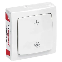 Commande pour VMC en saillie blanc 10A-Legrand Outlet