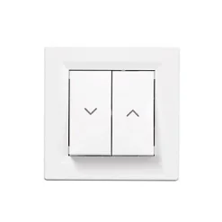 Commande volet roulant 2 boutons complet Asfora blanc^Schneider electric Outlet