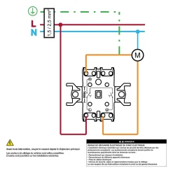 Commande volet roulant 2 boutons complet Asfora blanc^Schneider electric Outlet