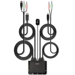 Commutateur KVM DisplayPort 2 Ports 1.2-Lindy Online