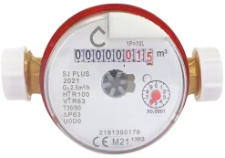 Compteur d'eau divisionnaire Mâle 3/4^Somatherm for you Hot