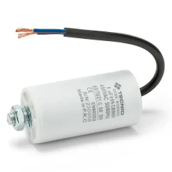 Condensateur de démarrage pour moteurs électriques, 450V, capacité : 6 microfarad, avec câble de 15cm^Tecnid New