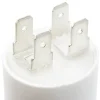 Condensateur de démarrage pour moteurs électriques, 450V, capacité : 6 microfarad, 4 broches / M8^Tecnid Discount