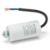 Condensateur de démarrage pour moteurs électriques, 450V, capacité : 25 microfarad, avec câble de 15cm^Tecnid Outlet