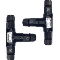 Connecteur de Câble Étanche, IP68, en T, 0,5-2,5 mm², 16 A, 250 V, 2 pcs^Horoz Electric New