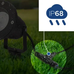 Connecteur de câble étanche en T IP68 3 fils noir-Horoz Electric Outlet