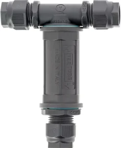 Connecteur en T tube 3 pôles IP68-Diall Hot