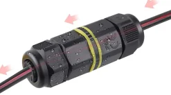 Connecteur électrique 3 pôles, IP68-Velamp