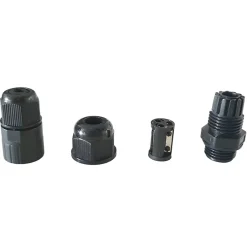 Connecteur Linéaire 1 sortie étanche IP68 NOIR -^Silamp Online