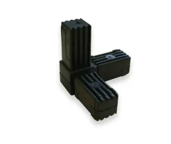 Connecteur triple pour tube carré 20 x 20 mm horizontal et vertical-Diall Sale