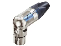Connecteur XLR 3 points femelle coudé-Neutrik Discount