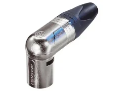 Connecteur XLR 3 points mâle coudé-Neutrik