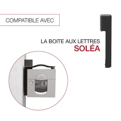 Console murale à visser Soléa Noir Sablé RAL 2100 MS-Renz Sale