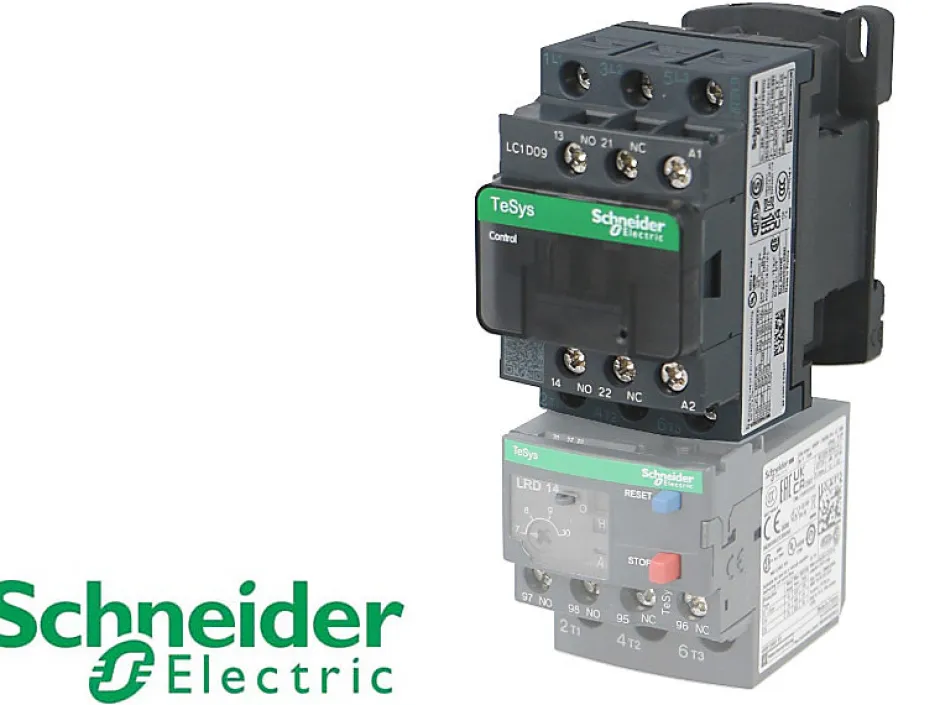 Contacteur Schneider TeSys LC1D 18A 3P 24VAC, 1NO+1NC-Schneider Electric Clearance