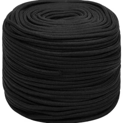 Corde de bateau Noir complet 10 mm 50 m Polypropylène-Vidaxl Online