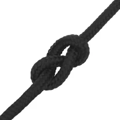 Corde de bateau Noir complet 14 mm 50 m Polypropylène^Vidaxl New