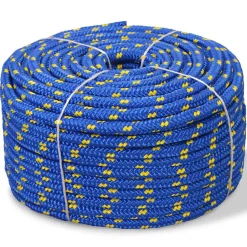Corde de bateau Polypropylène 8 mm 100 m Bleu-Vidaxl Best