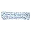 Corde torsadée en polypropylène blanche et bleue ø5mm, 20 m-Diall Discount