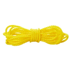 Corde torsadée en polypropylène jaune ø8 mm, 100 m-Diall Clearance