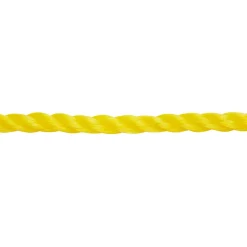 Corde torsadée en polypropylène jaune ø8 mm, 15 m^Diall New