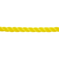 Corde torsadée en polypropylène jaune ø8 mm, 50 m^Diall Online
