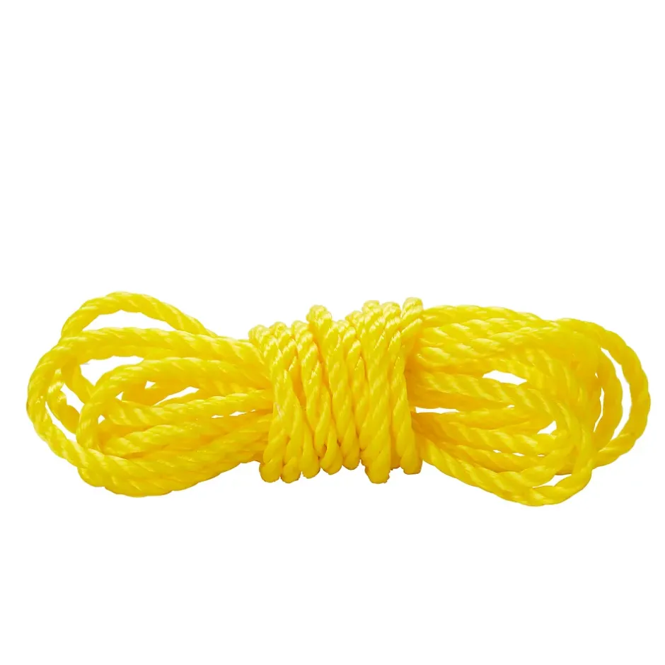 Corde torsadée en polypropylène jaune ø8 mm, 50 m^Diall Online