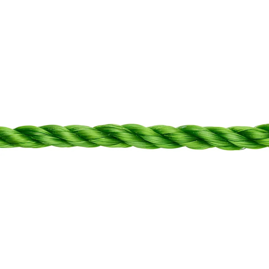 Corde torsadée en polypropylène verte ø8 mm, 25 m-Diall Best