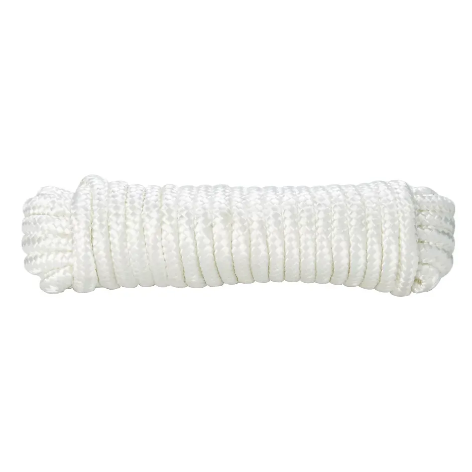 Corde tressée en nylon blanc ø10 mm, 10 m^Diall