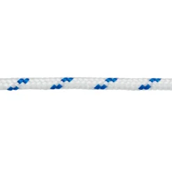 Corde tressée en polypropylène blanche et bleue ø6 mm, 10 m-Diall Discount
