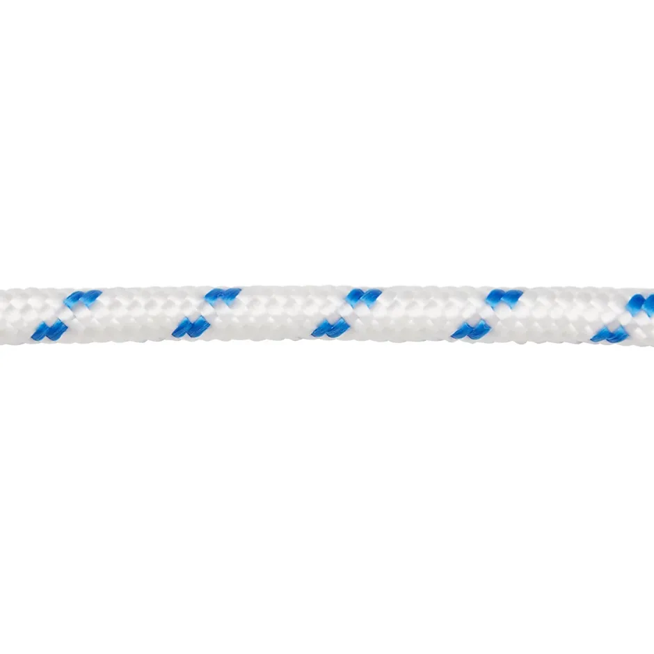 Corde tressée en polypropylène blanche et bleue ø 10 mm, 7.5 m^Diall Discount