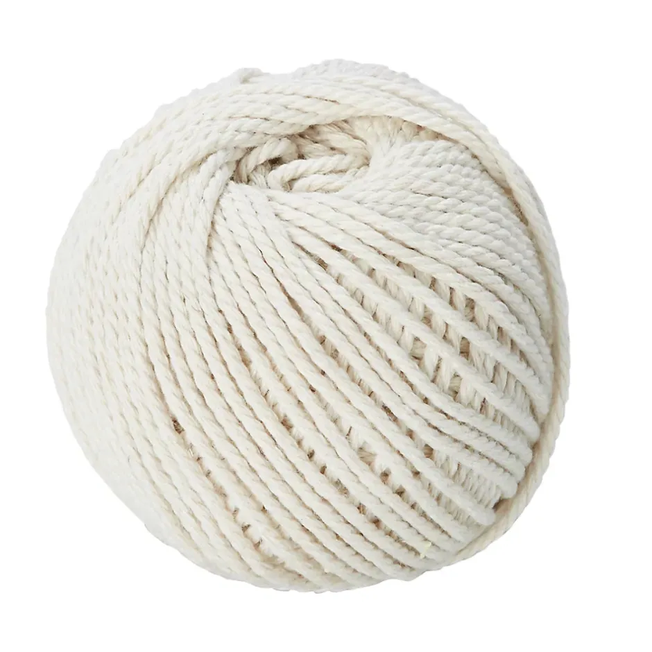 Cordeau de maçon en fil de coton blanc ø1.5 mm, 60 m^Diall Discount