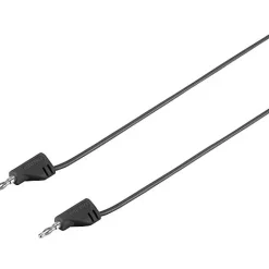 Cordon de mesure banane mâle 2 mm - banane mâle 2 mm, ultra flexible, 2,2 A, accessoire de mesure électricien, garantie 3 ans.^Voltcraft Online
