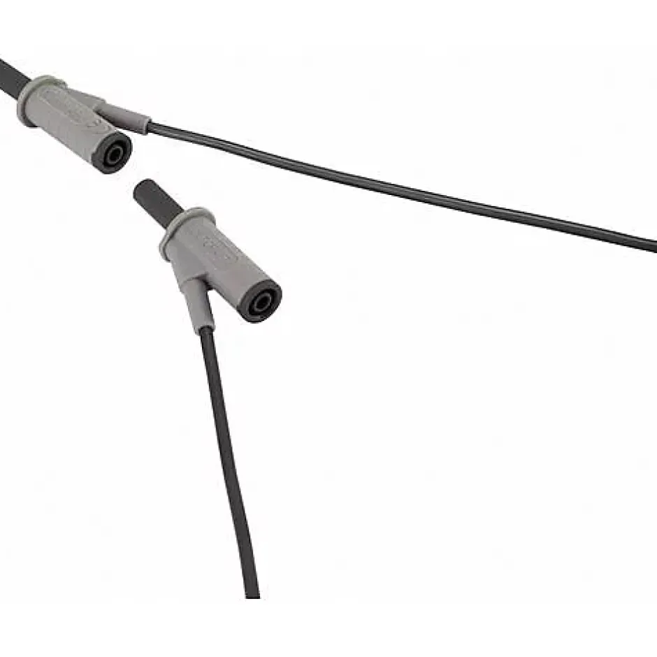 Cordon de mesure de sécurité 4 mm banane mâle - 1000 V, 10 A, accessoire de mesure électricien, garantie 3 ans.^Voltcraft