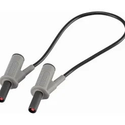 Cordon de mesure de sécurité 4 mm banane mâle - 1000 V, 10 A, accessoire de mesure électricien, garantie 3 ans.^Voltcraft