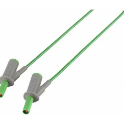 Cordon de mesure de sécurité 4 mm banane mâle - 1000 V, 10 A, accessoire de mesure électricien, garantie 3 ans.-Voltcraft Outlet