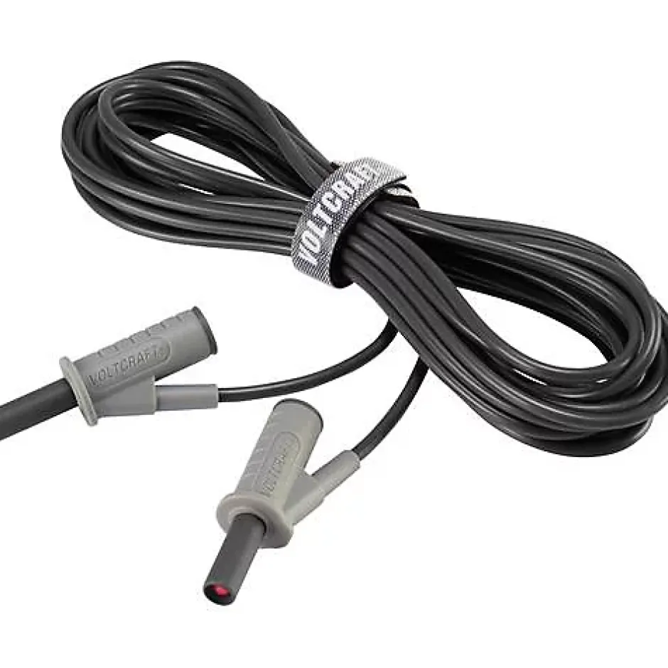 Cordon de mesure de sécurité 4 mm banane mâle - 1000 V, 10 A, accessoire de mesure électricien, garantie 3 ans.-Voltcraft Outlet