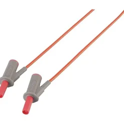 Cordon de mesure de sécurité 4 mm banane mâle - 1000 V, 10 A, accessoire de mesure électricien, garantie 3 ans.^Voltcraft Best