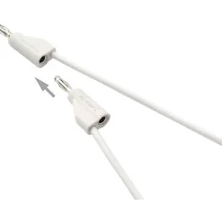 Cordon de mesure ultra-flexible 4 mm banane mâle - 10 A, accessoire de mesure pour électricien, garantie 3 ans.^Voltcraft Hot