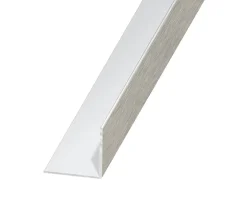 Cornière aluminium brossé 15 x 15 mm, 1 m-CQFD