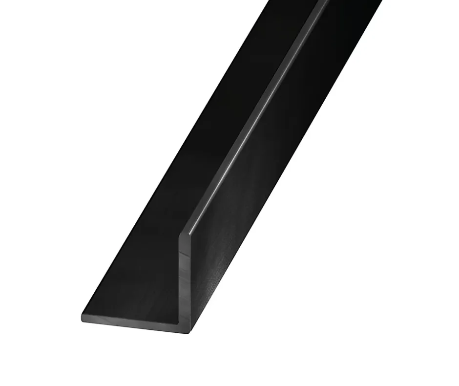 Cornière aluminium brossé noir 20 x 20 mm, 2,5 m- Online