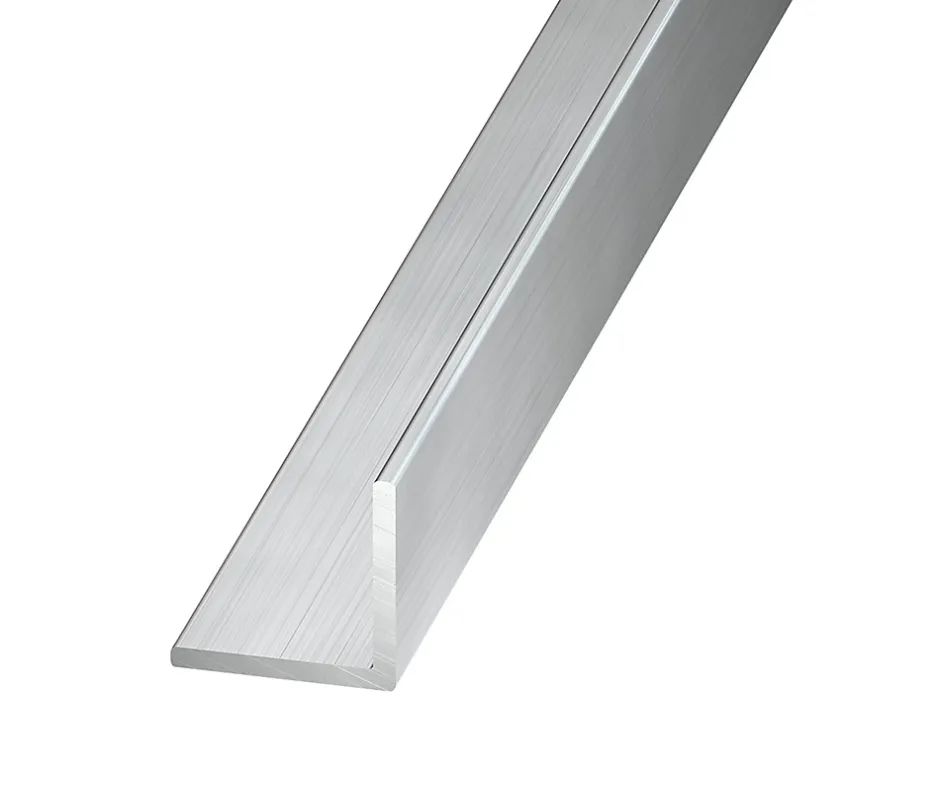 Cornière aluminium brut 60 x 60 mm Ep. 2 mm, 2,5 m^ Outlet